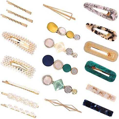 Lbotoo ヘアクリップ パールヘアピン パールバレッタ パッチン留めピン 髪飾り 髪留め 前髪 ヘアクリップ 女性 レディース 普段使い 結婚式 卒業式 入学式 パーティ誕生日や母の日 記念日などに最適 個入り Sloth Gr Jp