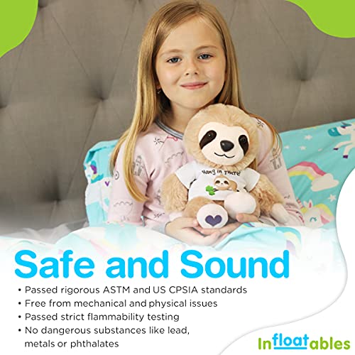 infloatables Stuffed Sloth Warmies Microwavable Animals