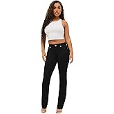 True Religion Womens Billie Mid Rise Straight Leg Jeans, Jeans for Women, Womens Fashion