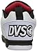 DVS Men's Comanche Skateboarding Shoe, White/Black/Red, 11 M US