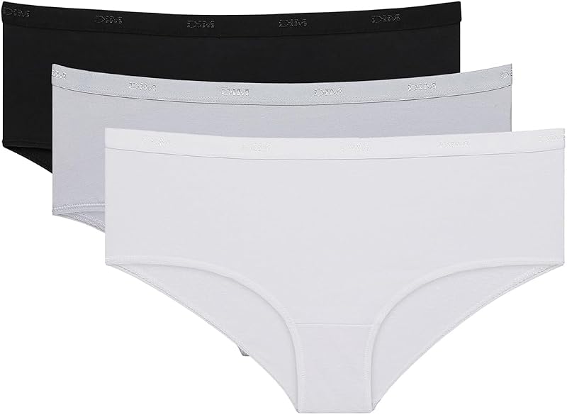 Boxer Femme x3 | Les Pockets Ecodim Toucher Doux | Coton Stretch | Finitions Extra Plates | Confort Quotidien | Multicolore