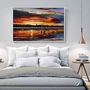 Floating Framed for Living Room Bedroom Scenery for