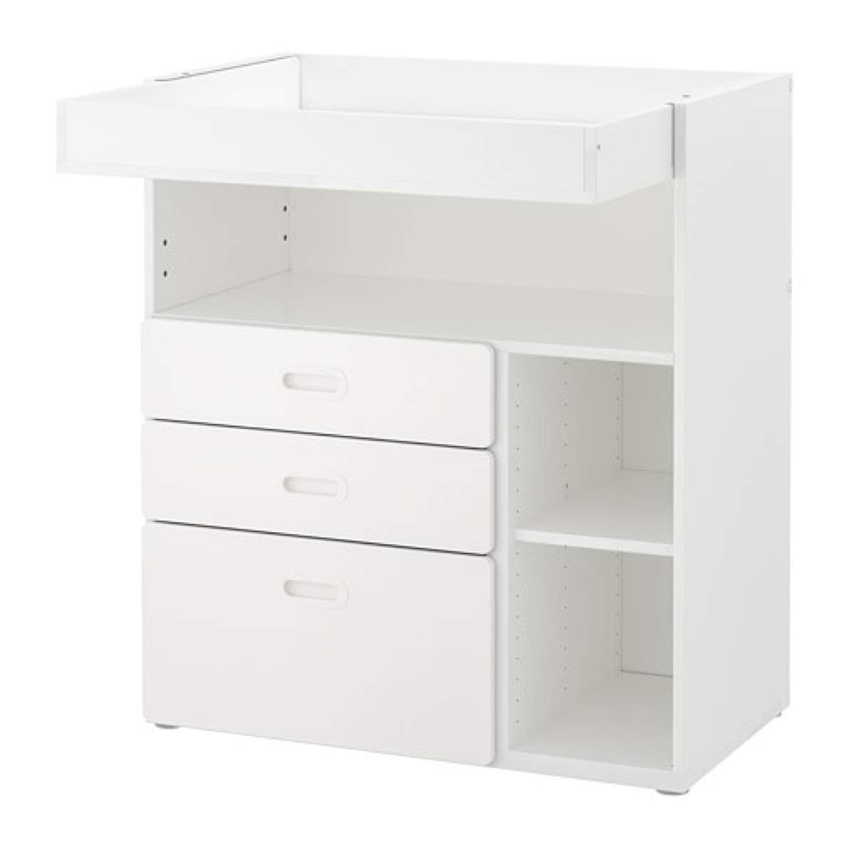 IKEA Stuva / Fritids Changing Table with Drawers White White 992.531.59 Size 35 3/8x31 1/8x40 1/8 "