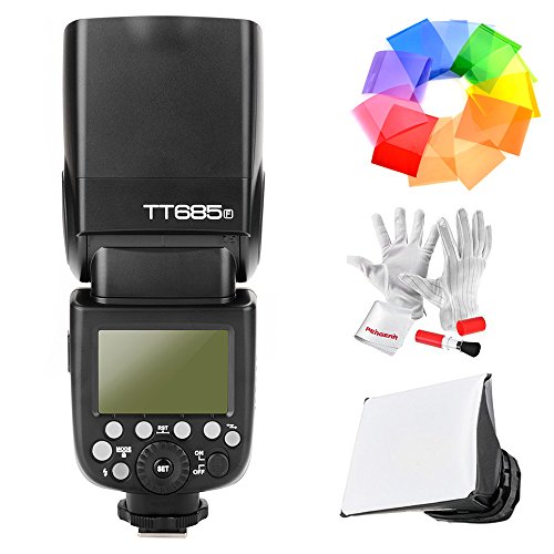 Godox-TT685F-24G-TTL-Flash-Speedlite-for-Fujifilm-GN60-18000S-HSS-01-2s-Recycle-Time-230-Full-Power-Flashes-22-Steps-of-Power-Output