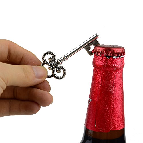 image for Makhry 50pcs Vintage Skeleton Key Bottle Openers Beer Partners Place C