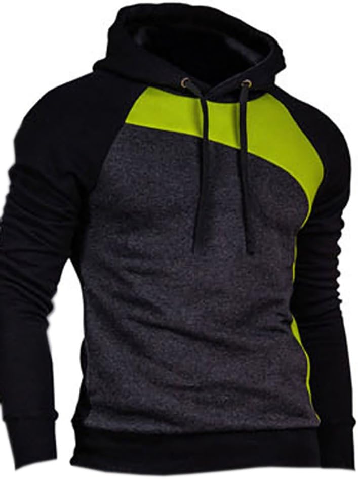 Mooncolour Men's Casual Pullover Long Sleeve Hoodies Outwear
