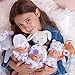 Paradise Galleries Preemie Tiny Reborn Baby Doll 12 inch - Bitsy Baby Snuggle Bunny, Full Vinyl Arms & Legs, 4-Piece Gift Set, Safety Tested for 3+