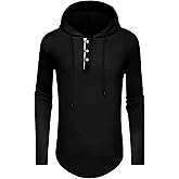 Aiyino Men's Long Sleeve Fashion Athletic Hoodies Sport Sweatshirt Hip Hop Pullover