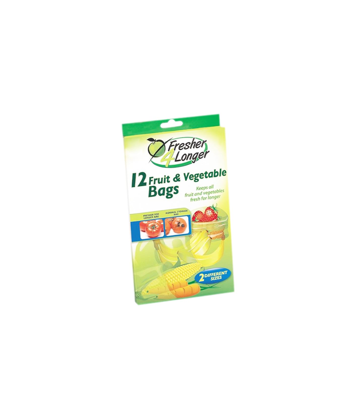 Vsorce4u 12 x 2 Different Size Fruit & Vegetable Bags Resealable Reusable Fruit & Vegetable Storage Bags