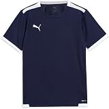 PUMA Unisex Kids TeamLIGA Jersey Peacoat White 128 EU Junior Shirt