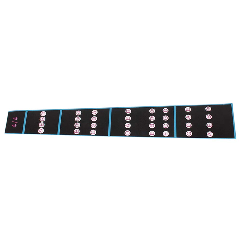 Drfeify Fiddle Fingerboard Sticker, Removable Violin 4/4 Fiddle Finger Fingerboard Fingerboard Sticker for Beginners Practice