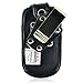 Turtleback Fitted Case Compatible with Kyocera DuraXE Flip Phone Holster Black Leather Rotating Heavy Duty Removable Metal Belt Clip