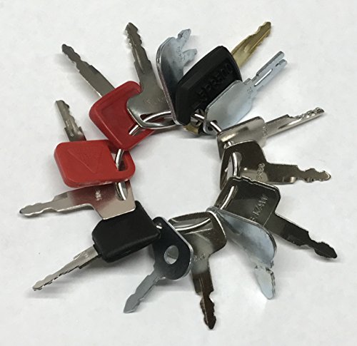 14 Keys Heavy Equipment Key Set/Construction Ignition Key Set - Thumbnail 2