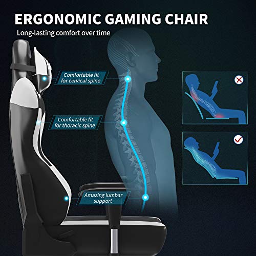 YITAHOME Heavy Duty Gaming Chair Big and Tall 400lb Capacity Video Game