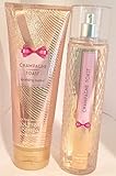 Bath & Body Work CHAMPAGNE TOAST Body Mist 8 FL OZ & Body Cream 8 FL OZ