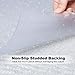 SLYPNOS Chair Mat Carpet Protector, Transparent Polypropylene Floor Mat for Office and Home, 36 x 48 Inches rectangular