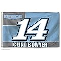 Clint Bowyer #14 2017 Number Version 3x5 Flag Outdoor House Banner Nascar Racing
