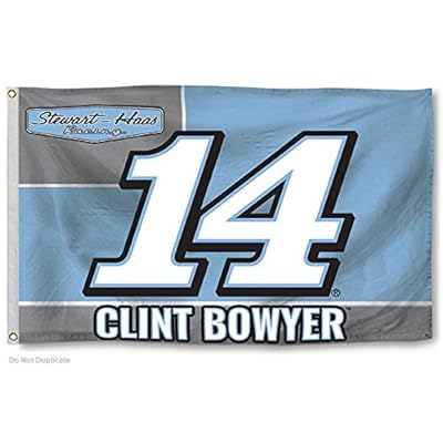 Clint Bowyer #14 2017 Number Version 3x5 Flag Outdoor House Banner Nascar Racing