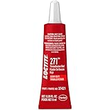 Loctite 487232 Threadlocker 271 High Strength Tube, Red, 6-ml