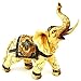 Trunk Up Good Luck Ivory Elephant Statue Figurine Collectible 9.75