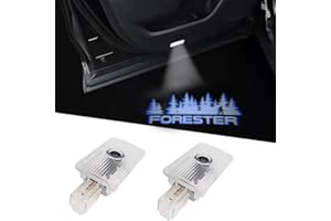 UUNONAHA LED Car Door Logo Lights Courtesy Projector Laser Welcome Light Puddle lamp 2 pcs Compatible with Forester Outback Legacy Car Accessories (Forester 02, Forester)