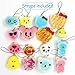 30pcs Squishies Slow Rising Jumbo/Medium/Mini Squishies Fruit/Cake/Panda/Bun/Animal Squishies Food Donuts with Phone Straps Stress Relief Toys Randomly (30 pcs squishies)