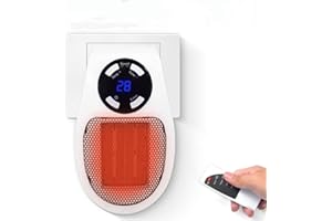 Portable Electric Heater 500W Plug in Wall Heater Room Heating Stove Mini Household Radiator Warmer Machine Winter