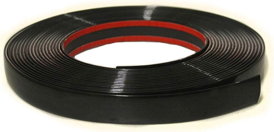 25mm x 5m Car Styling Moulding Strip Trim Self Adhesive Detail Edging Black Car Van Truck Pickup Boat - Image 3