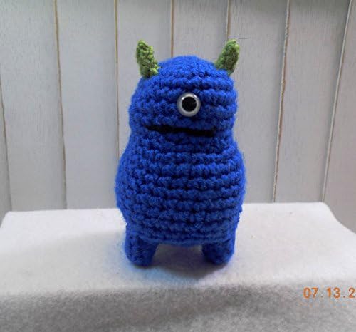 Monster Plush - Crochet Monster - Goofy Monster - Amigurumi Monster - One Eyed Monster - Monster Plushie - Fantasy Creature