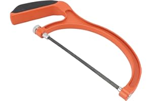 Alomejor Compact Portable Children Mini Handsaw Set Optimistic Ergonomic Handle, 5 Saw Blades for Wood Plastic Rubber Glass C