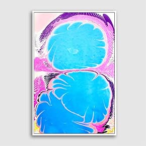 Framed Canvas Wall Art for Living Room, Bedroom Watercolor Seperate in Water Canvas Prints for Home Decoration Ready to Hanging - 16x24 inches