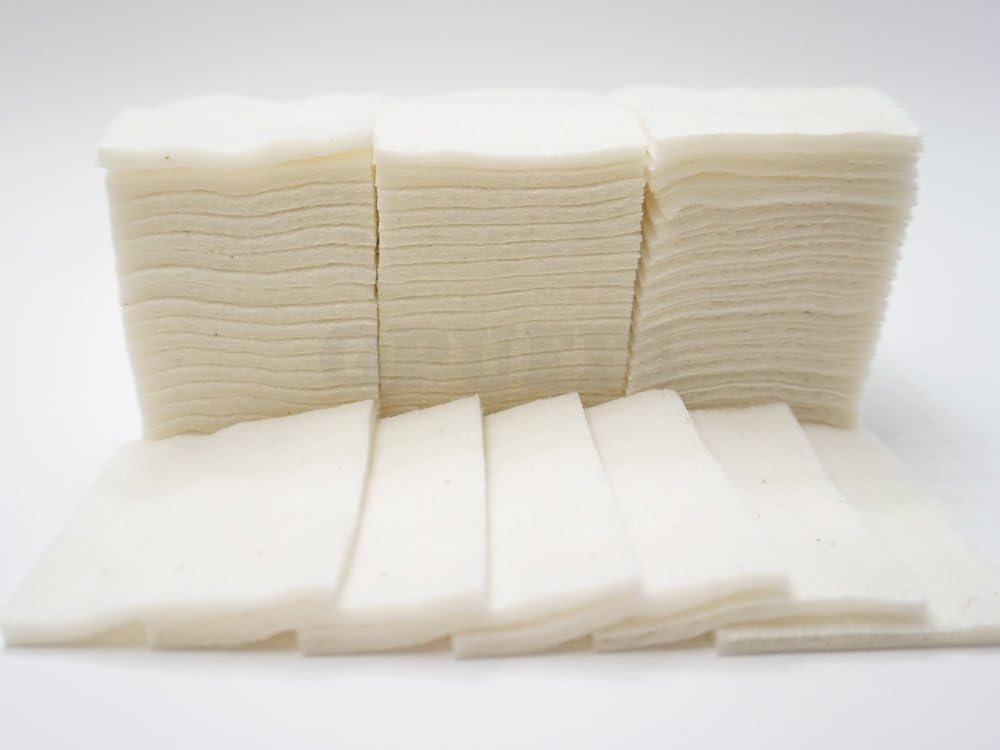 (25 Pads) Authentic GPUFFS Premium Japanese True Organic Cotton Pads - DIRECT IMPORT - Chemical FREE