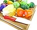 Liberty Imports 20 Pcs Kitchen Cutting Vegetables Crate Pretend Food Playset