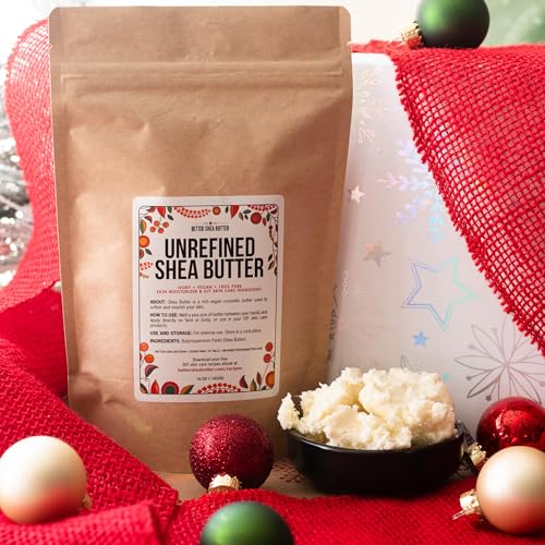 Unrefined African Shea Butter Ivory, 100 Pure & Raw Moisturizing and Rich Body Butter for