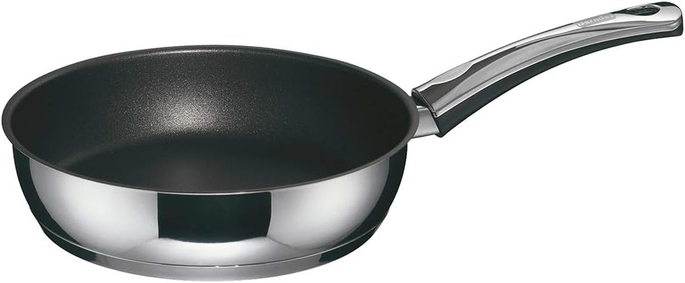 Berndes Schmorpfanne Injoy Special Edition 24 cm, hoher Rand, Pfanne für Induktion, Edelstahl, antihaft-beschichtet