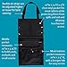 High Road Car Seat Organizer for Kids with Clear Vinyl Tablet Pocket and 2 Storage Pockets