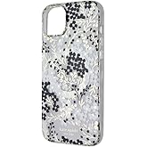 kate spade new york iPhone 15 Plus Case, Compatible with MagSafe - Multi Floral Black and White
