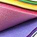 flic-flac 28pcs Large 17.8 x 17.8 inches (45cmx45cm) Acrylic Felt Soft Nonwoven Fabric DIY Craft Work Patchwork Sewing Mixed Color 1.4mm Thick