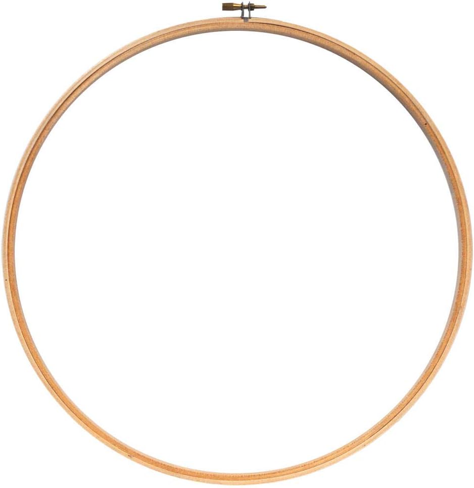 Whitecroft 12" inches Embroidery Beechwood Hoops - Polished Smooth Finish (1)