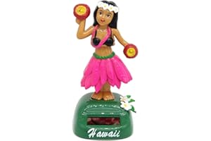 DPWOUM 1 Pc Solar Powered Dancing Hula Dancer Dolls Swinging Animated Sun Catcher Car Decor Portable Suncatchers Home Car Ornament Kids Toys Gifts Learning and Education