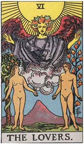 Tarot Notebook Journal - The Lovers: Medium College Ruled for Your Daily Readings Illustrated with the Beautiful Rider-Waite tarot deck (Major Arcana Journal) Paperback – 20 May 2019