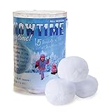 15 Pack Indoor Snowball Fight - Snowtime Anytime - Safe, No Mess, No Slush