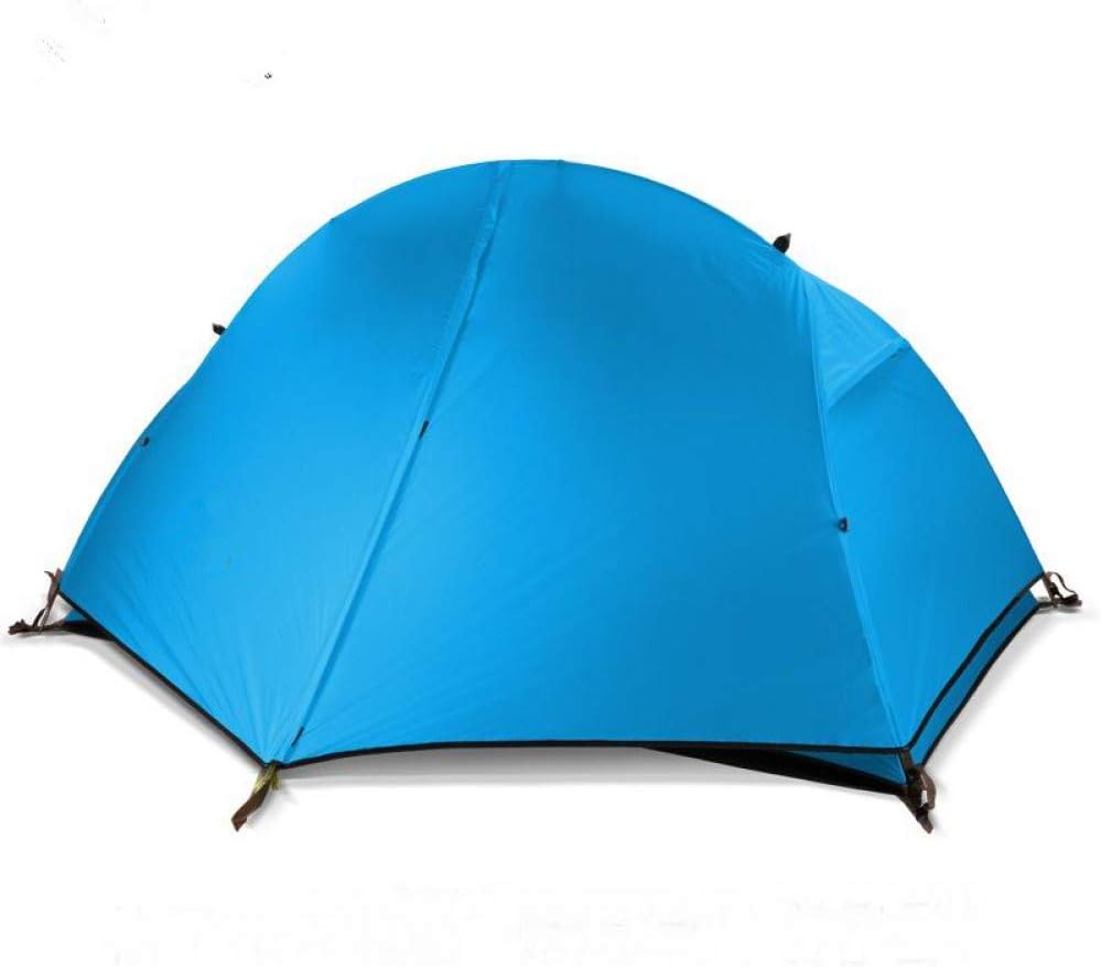 BUYGLI TENT Single Cycling Tents Waterproof Double Layer 1 2 Person Backpacking Mountain PU4000 Camping Tent Ultralight 1.3KG