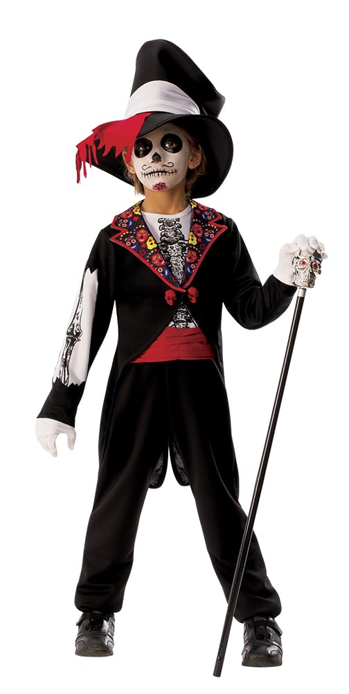 Rubies 700466-L Catrin Boy Inf Costume Catrina, Multicoloured, L (8-10 years)