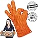 Silicone BBQ Oven Gloves - Eco & Life Ice Power Best Heat Resistant Silicone Gloves For Cooking Barbecue Grilling Boiling - Excellent Oven Mitts For Outdoor and Kitchen Use