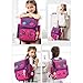 Moonwind Girls Backpacks for Elementary School Kids Book Bags Princess Schoolbag (Rose/Butterfly)