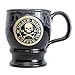 2018 Edition Collectible Death Wish Coffee Ceramic Mug - Black with Grey Glaze - Handmade in the U.S.A - 14 Ounce
