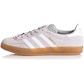 adidas Originals Gazelle Indoor Mens Sneaker (Grey Cloud White Gold Metallic, 9)