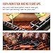 Copper Grill Mats Non-Stick BBQ Grill Mat Bake Mat Set of 5 Barbecue Grilling & Baking, FDA-Approved, Heavy Duty 1.94 oz/Sheet, Reusable & Easy to Clean-Suits Gas,Charcoal,Electric Grill More