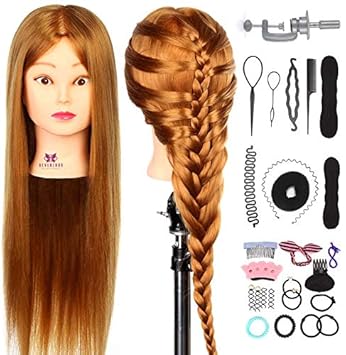 echthaar puppenkopf modell kopf